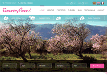Tablet Screenshot of countryfincas.com